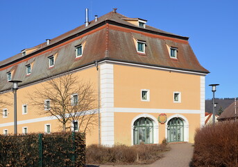 Historisches Bauwerk in der Altstadt von Bad Berka, Thüringen
