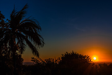 Obraz premium sunset on the beach