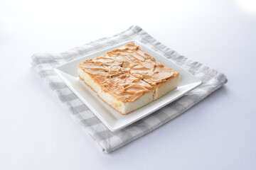 peanut butter toast bread set with half boiled egg and coffee or tea in white background asian halal menu