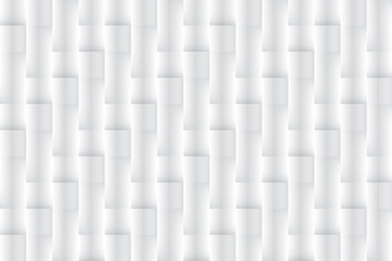 Abstract  white and gray color, modern design background with geometric rectangle shape. Vector illustration.