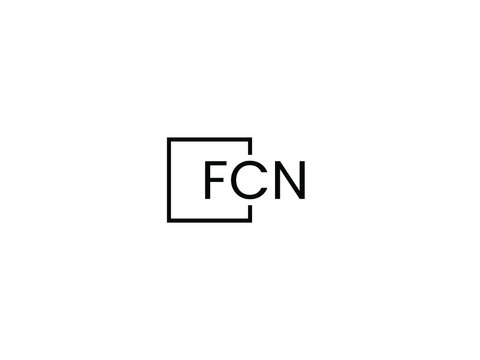FCN Letter Initial Logo Design Vector Illustration
