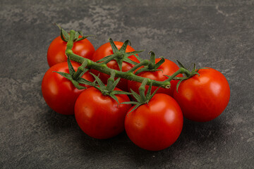 Fresh ripe cherry tomato branch