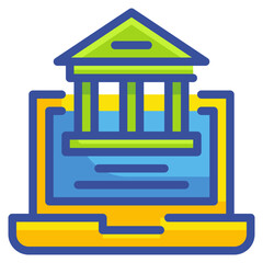 banking line icon