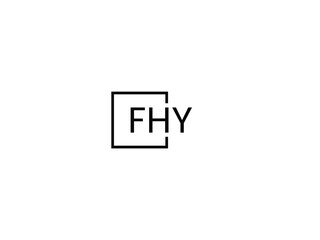 FHY Letter Initial Logo Design Vector Illustration