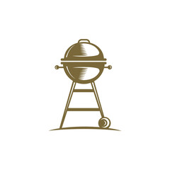 barbecue grill icon symbol, chef kitchen logo