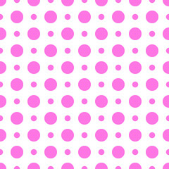 seamless pattern with pink dots