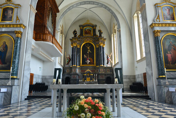 Innenansicht katholische Pfarrkirche St. Andreas in Gossau SG