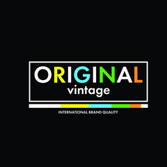 original vinatge fashion vector international brand quality