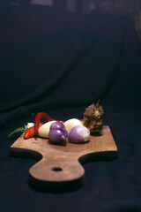 Indonesian special spices that are on a wooden cutting board are ready to be cooked and consist of shallots, garlic, chilies, lemongrass, scallions. Suitable for food ingredients, or food recipes