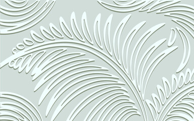 floral background with brush lines