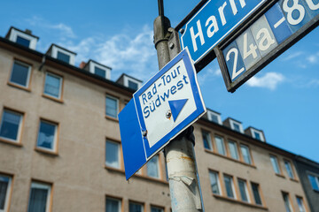 Obraz premium Straßenschild Dortmund