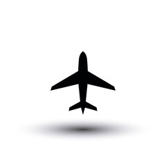 Abstract Vector Airplane Icon Design, Simple and Modern Airplane Logo Design