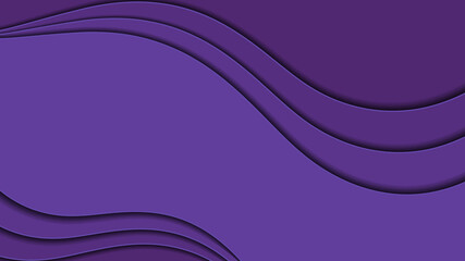 Obraz premium Beautiful purple wavy background. Vector image.