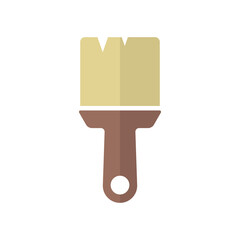 Paint brush flat icon