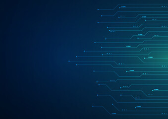 Technology circuit board background design. Communication concept.