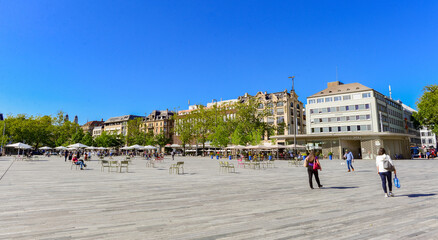 Naklejka premium Festplatz/Sechseläutenplatz Zürich 