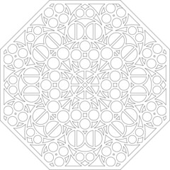 Rose Window, Fig. 25, octagonal 1, round 1, framework