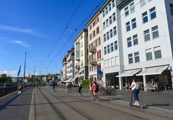 Naklejka premium Limmatquai Zürich