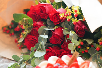 bunch of roses