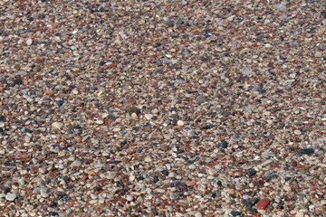 pebbles on sand