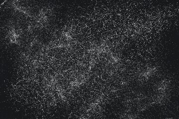 Monochrome particles abstract texture.Overlay illustration over any design to create grungy vintage...