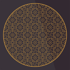 Chinese decoration elements. Frame, border or tiles with patterns.