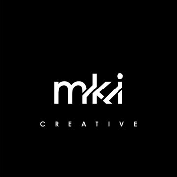 MKI Letter Initial Logo Design Template Vector Illustration