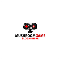 Fototapeta premium Mushroom game sticks illustration design logo vector technology application gamers