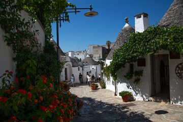 Alberobello, Trulli Haüser, Apulien, Italien, Süditalien