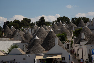 Alberobello, Trulli Haüser, Apulien, Italien, Süditalien