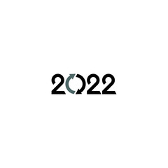 2022 and Circle Arrows logo or icon design