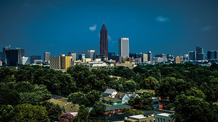 The Atlanta Beltline Area, Downtown -- AERIAL VIEW,  In July 2021  ( Photo Series)