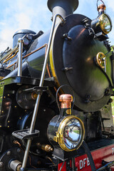 Part of the Furka steam train. Mountain route. HG number 704. Switzerland