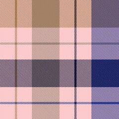 Colourful Plaid textured Seamless Pattern