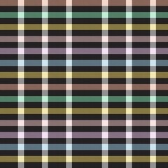 Rainbow Pastel Plaid textured Seamless Pattern