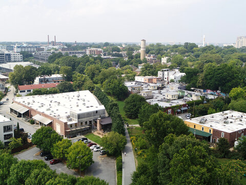 The Atlanta Beltline Area, Downtown -- AERIAL VIEW,  In July 2021  ( Photo Series)