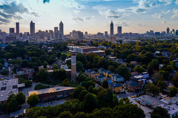 The Atlanta Beltline,  Commercial District,  Aerial View Series, 2020 ( Photo Series)