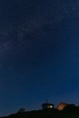 Naklejka premium 白馬の夜