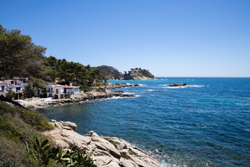 Pineda den gori, bay in Palamos, Costa Brava, Spain