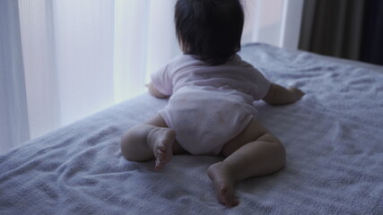 誰よりも早起きな赤ちゃん