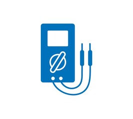 Digital multimeter vector icon sign symbol