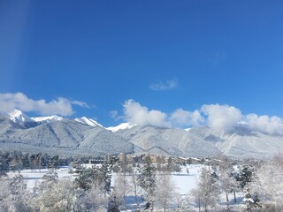 winter mountain landscape