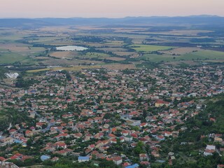 aerial view of the city