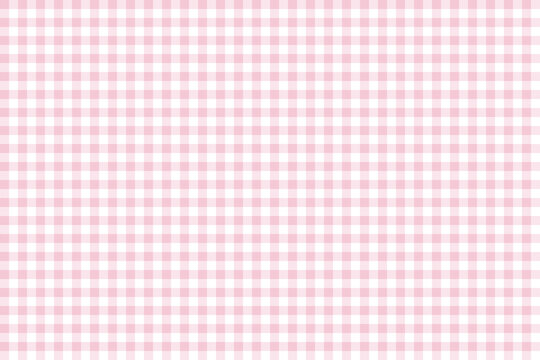 Pink Gingham Check Fabric Texture