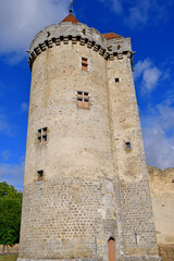 Blandy les Tours, France - august 21 2020 : the historical castle