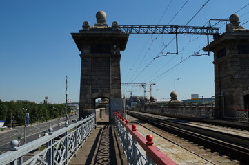 the railway bridge