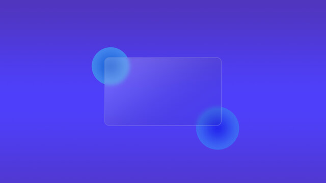 Glass morphism graphic 