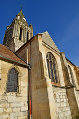 Fototapeta na wymiar Conflans Sainte Honorine; France - february 21 2021 : Saint Maclou church