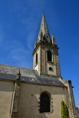 Fototapeta na wymiar Arzon, France - june 6 2021 : Notre Dame de l Assomption church