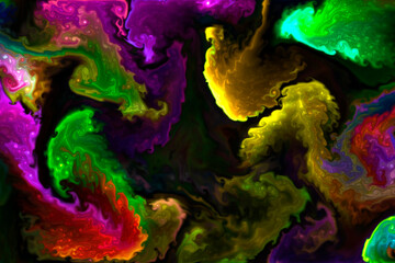 abstract background with bubbles